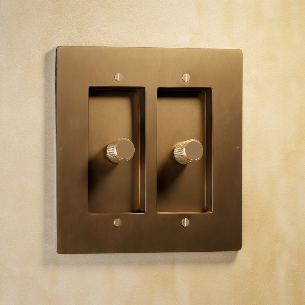 Atelier Dimmer Plate, Double