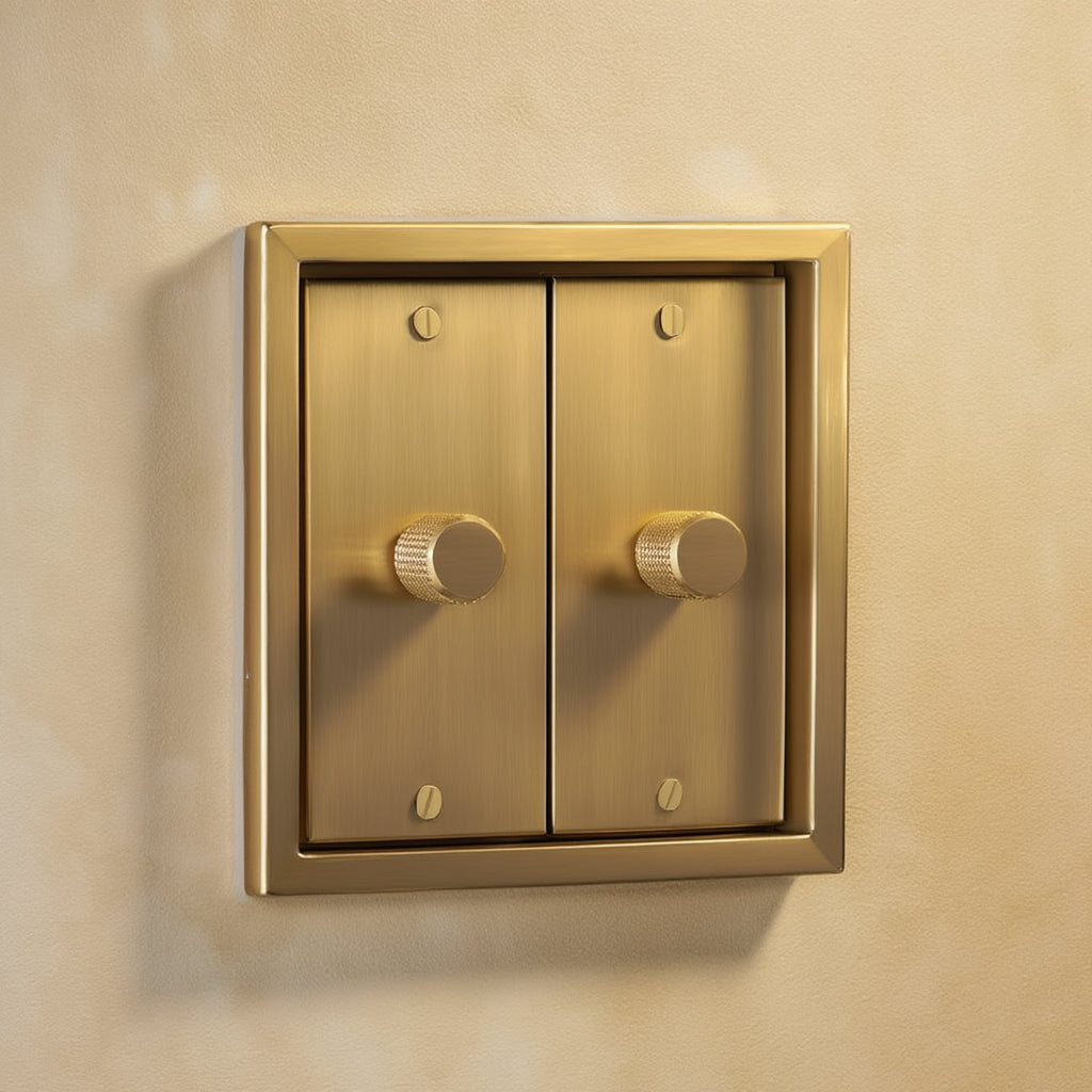 Atelier Dimmer Plate, Double