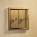 Atelier Dimmer Plate, Double