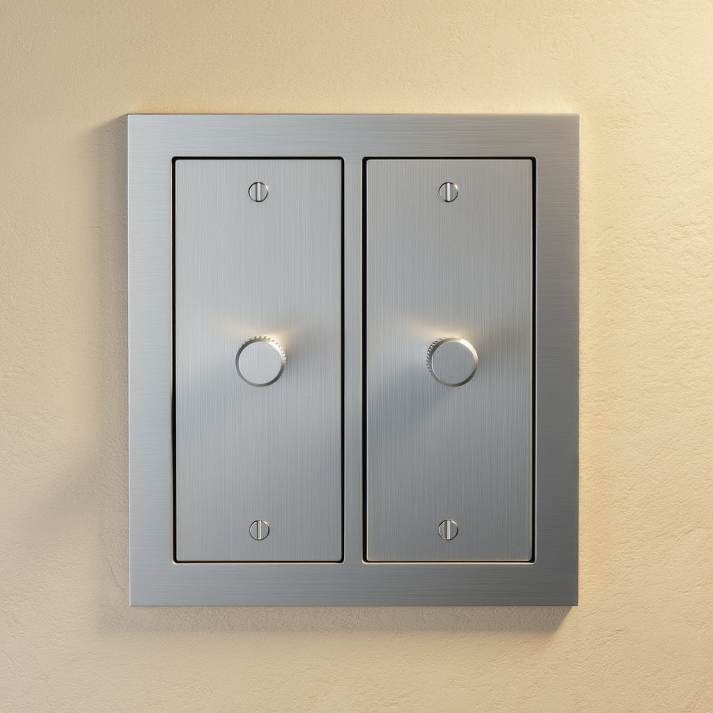 Atelier Dimmer Plate, Double