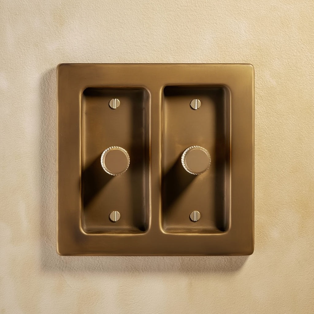 Atelier Dimmer Plate, Double