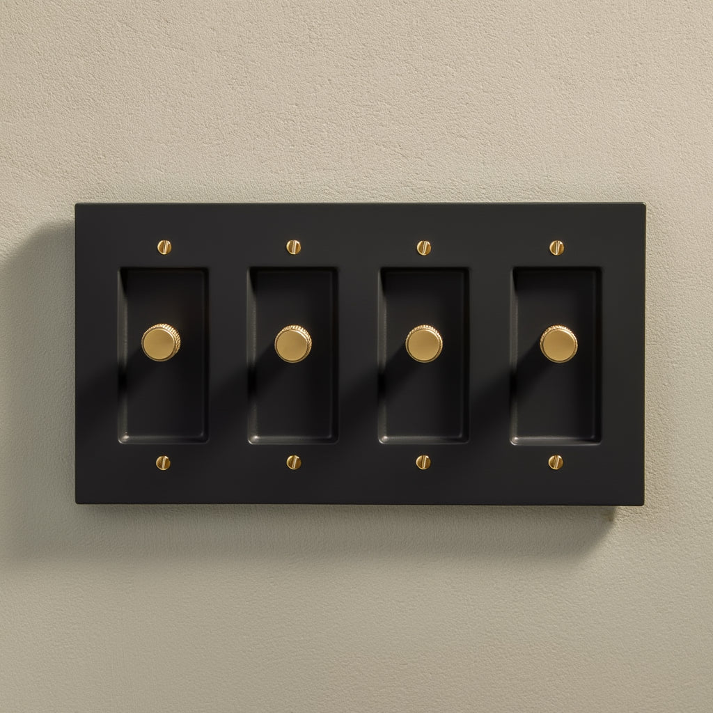Atelier Dimmer Plate, Quad