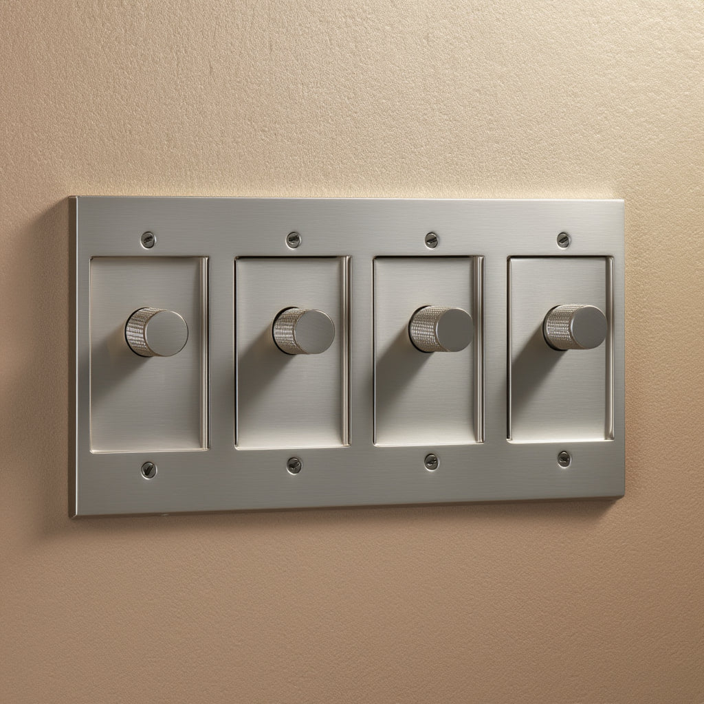 Atelier Dimmer Plate, Quad
