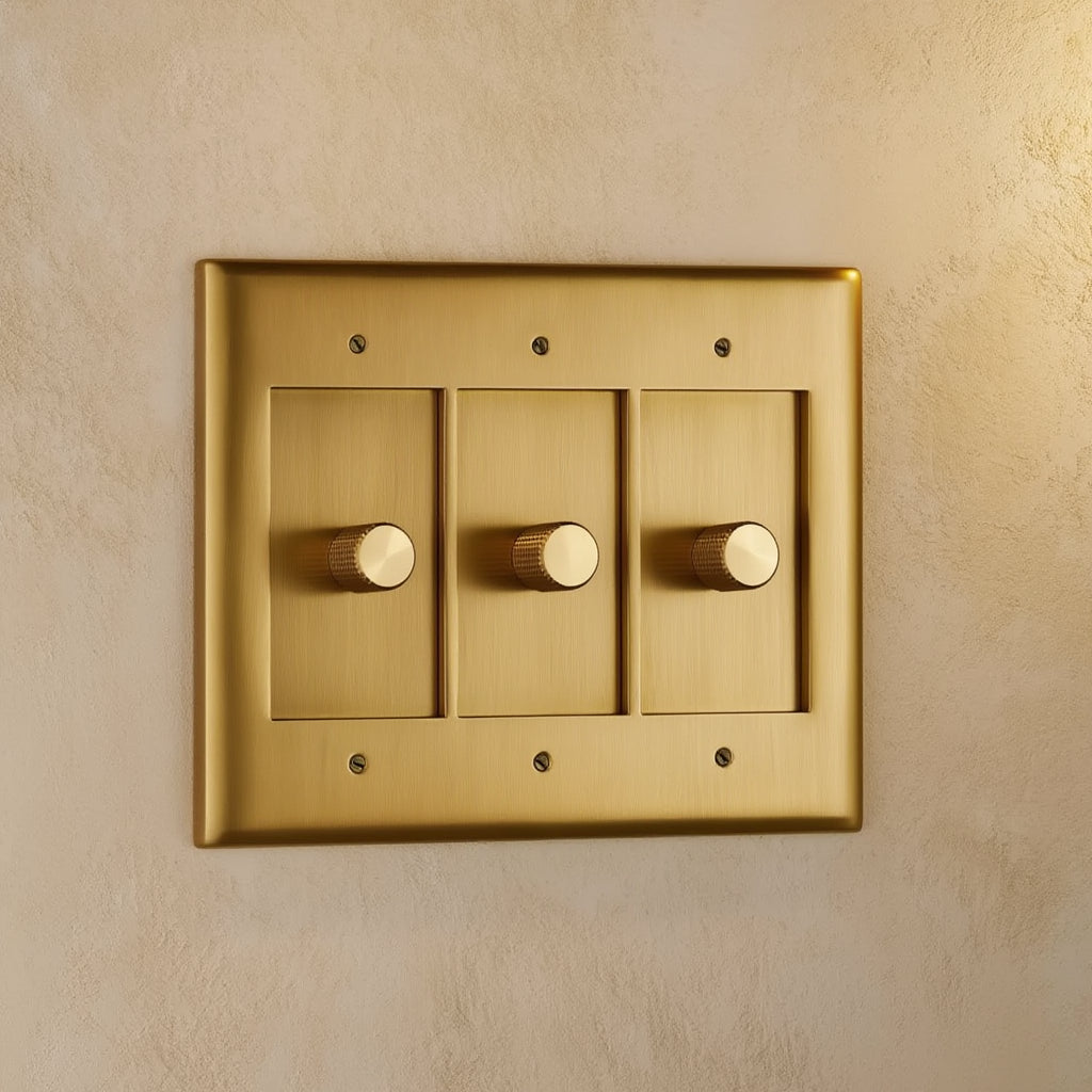 Atelier Dimmer Plate, Triple
