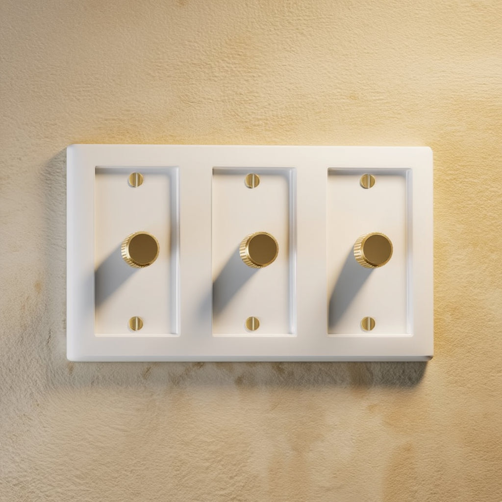 Atelier Dimmer Plate, Triple