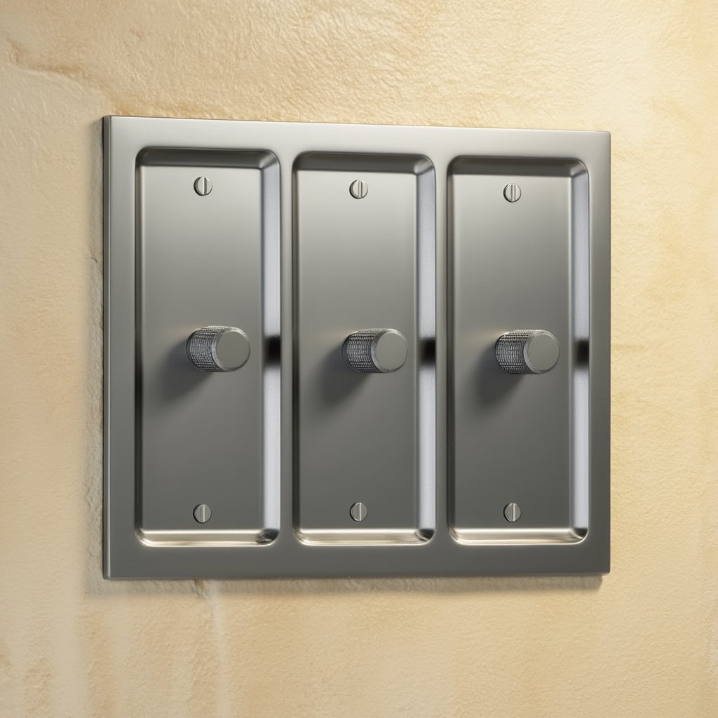 Atelier Dimmer Plate, Triple