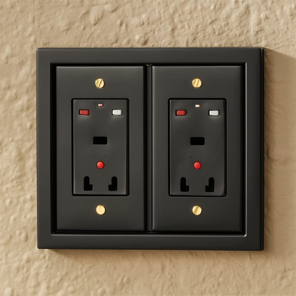 Atelier GFCI Socket Plate, Double