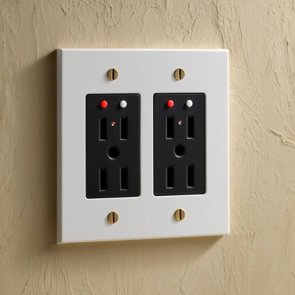 Atelier GFCI Socket Plate, Double