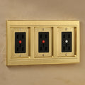 Atelier GFCI Socket Plate, Triple
