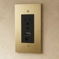 Atelier Socket + USB Plate, Single