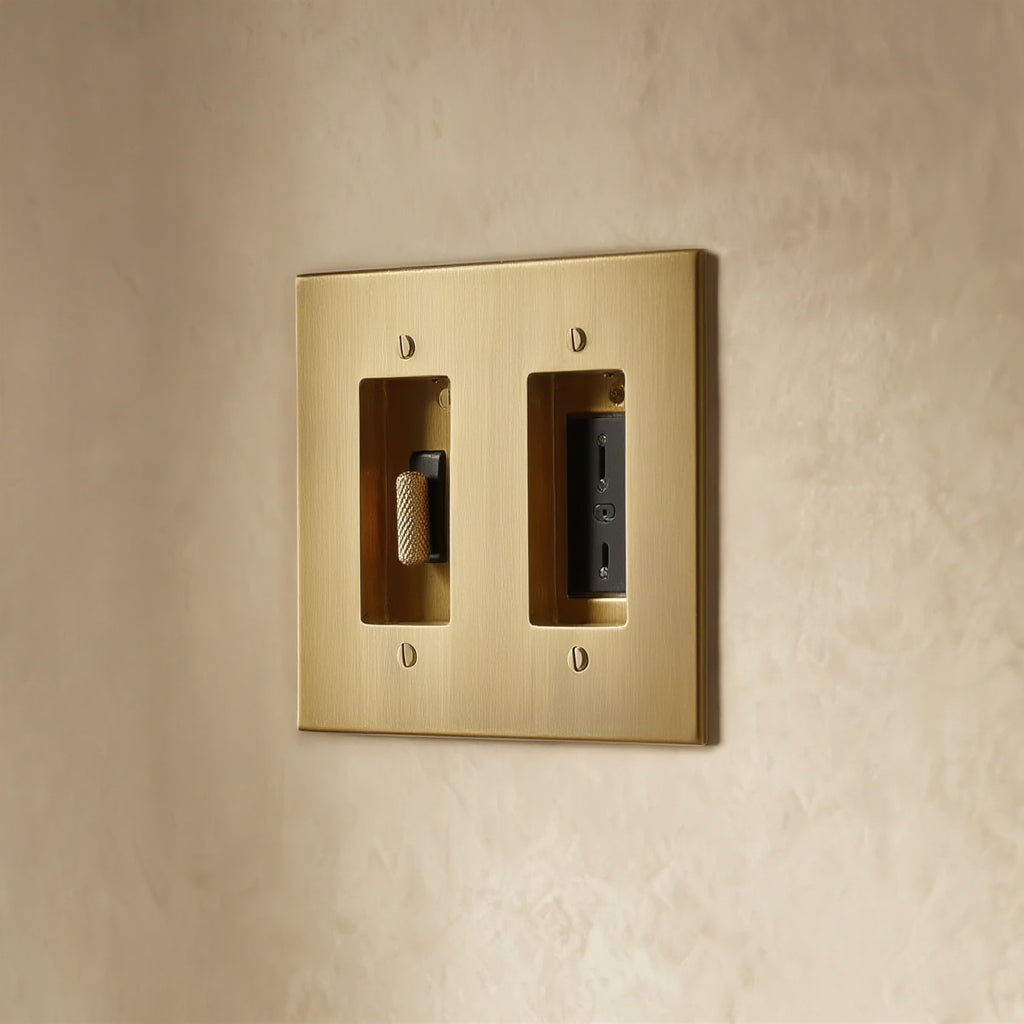 Atelier Toggle & Outlet Plate