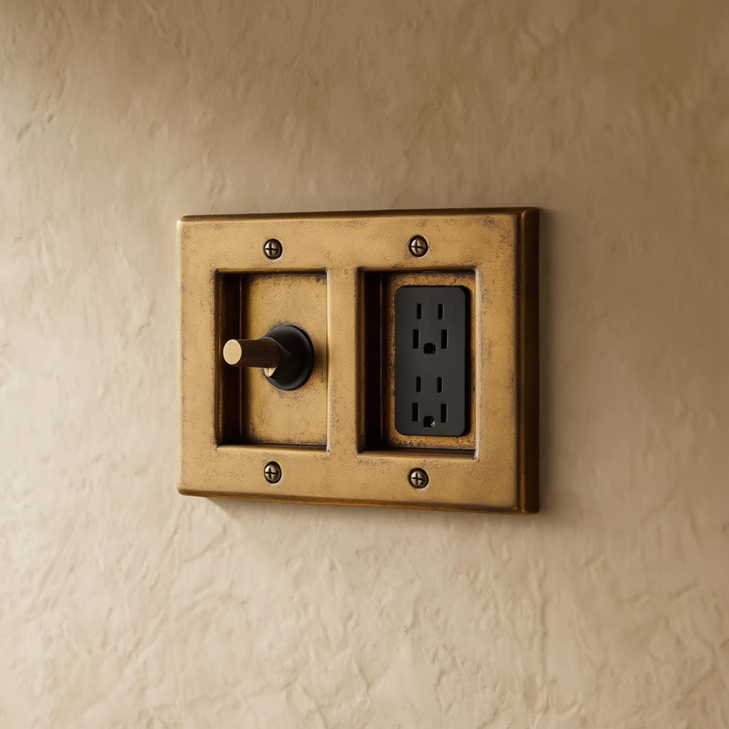 Atelier Toggle & Outlet Plate