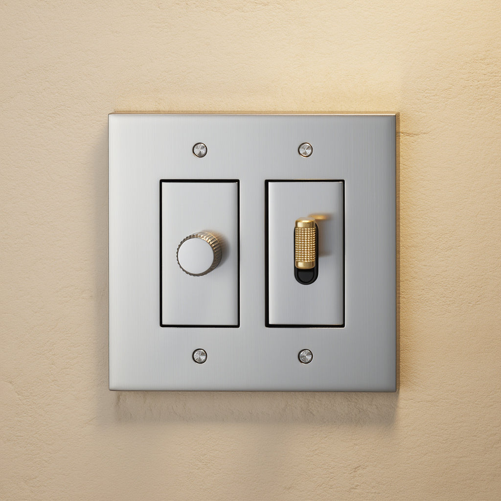 Dimmer & Switch | Knurled | Architectural Plate